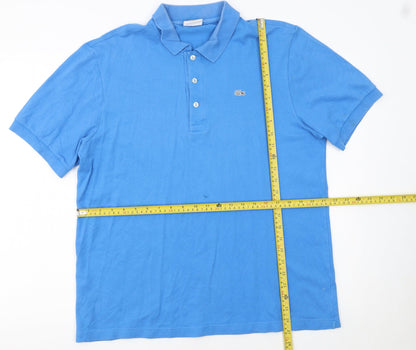 Lacoste Men’s Blue 3XL Stretch Fit Cotton Polo Shirt