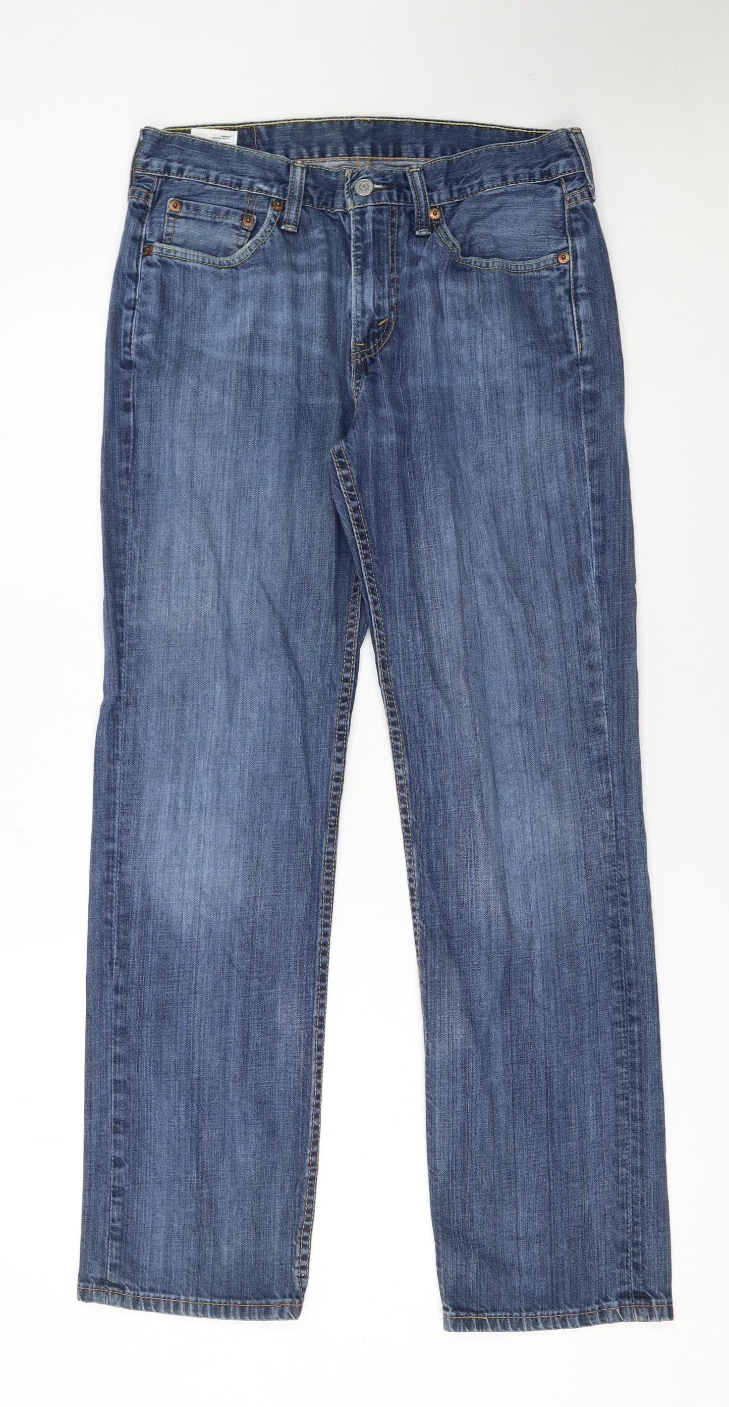 Levi's Women's Blue Straight Leg Denim Jeans Size 12 W30 L30