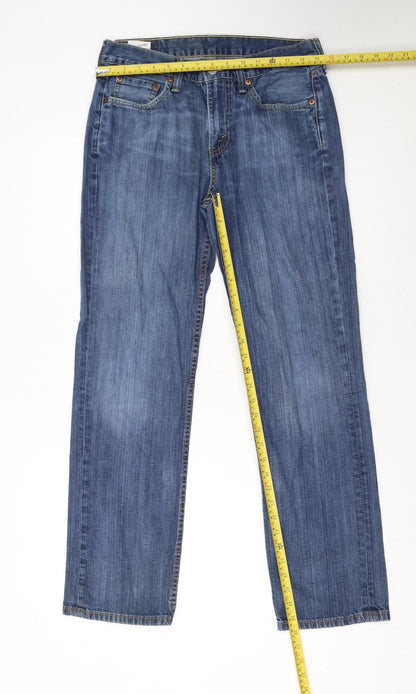 Levi's Women's Blue Straight Leg Denim Jeans Size 12 W30 L30