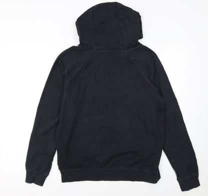 Nike Women's Black Pullover Hoodie Small Cotton Blend Sweatshirt