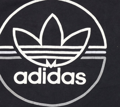 Adidas Womens Black Size 16 Varsity Jacket Cotton Blend