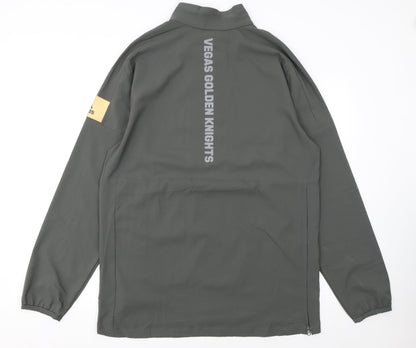 Adidas Men’s Grey Half Zip Vegas Golden Knights Sweatshirt Size S