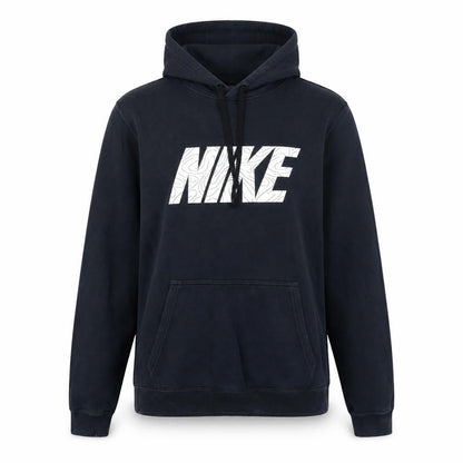 Nike Women's Black Small Pullover Hoodie with Logo Print