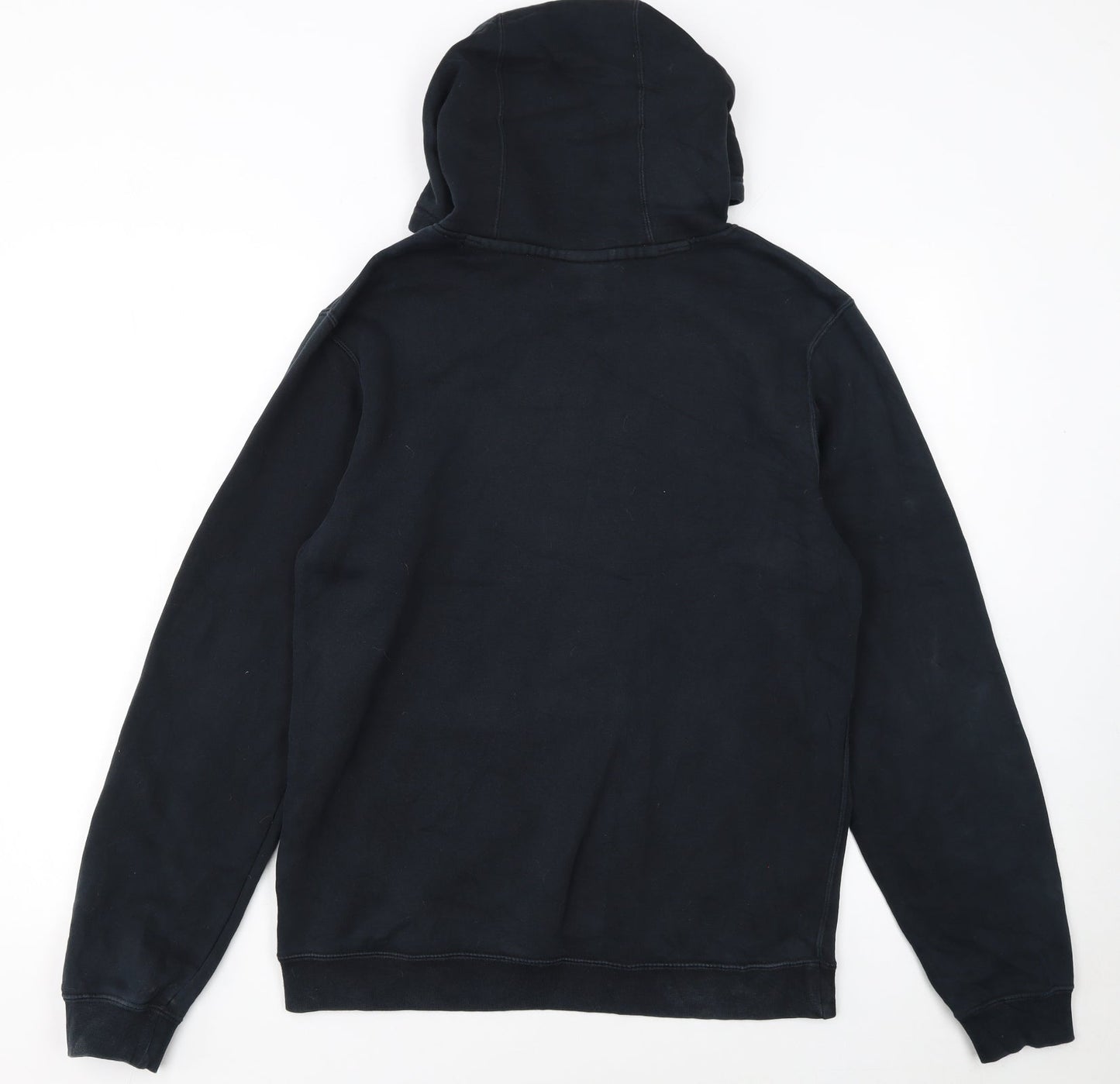 Nike Women's Black Small Pullover Hoodie with Logo Print