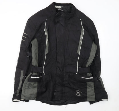 FASTWAY Men's Black XL Motorcycle Jacket Water Resistant Riding Coat