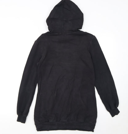 Adidas Womens Black Hoodie Size 6 Pullover Hooded Sweatshirt