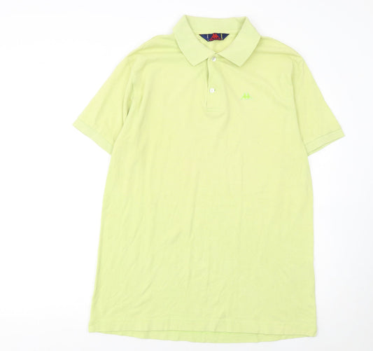 Robe Di Kappa Men’s Green Short Sleeve Polo Shirt Size L Classic Fit