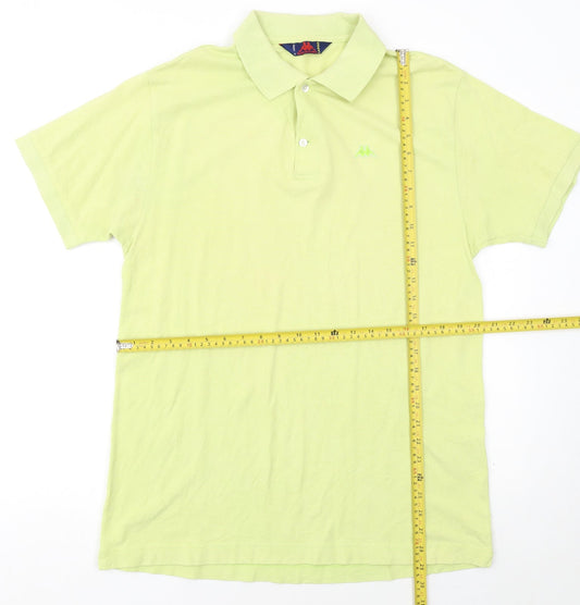 Robe Di Kappa Men’s Green Short Sleeve Polo Shirt Size L Classic Fit