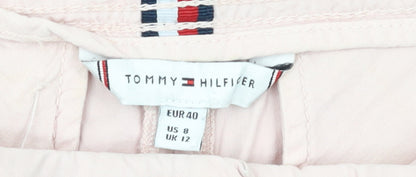 Tommy Hilfiger Women's Pink Chino Trousers Size 12