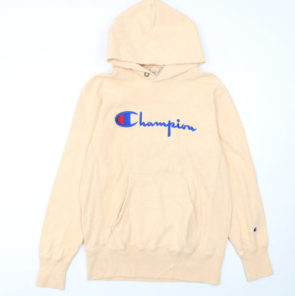Champion Womens Beige Reverse Weave Pullover Hoodie Size L