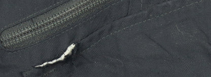 Columbia Womens Black Parka Jacket M Hooded Belted Winter Coat