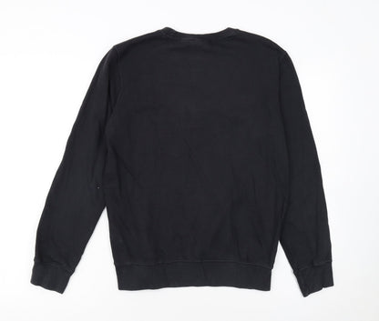 Champion Boys Black XL Pullover Sweatshirt Long Sleeve Logo Crew Neck