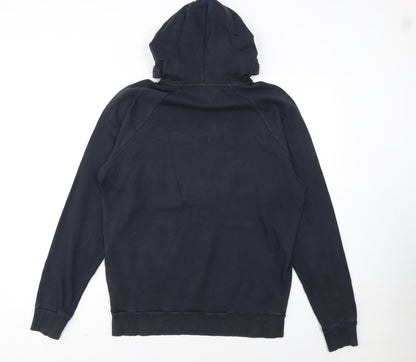 Under Armour Men's Black Pullover Hoodie Small Loose Fit Fleece