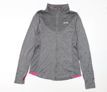 Ellesse Women’s Grey Size 12 Track Jacket Lightweight Activewear