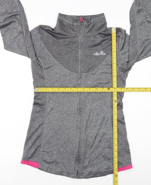Ellesse Women’s Grey Size 12 Track Jacket Lightweight Activewear