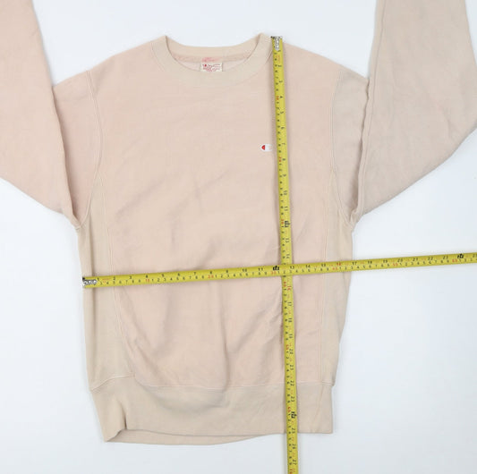 Champion Womens Beige XS Reverse Weave Pullover Sweatshirt
