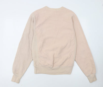 Champion Womens Beige XS Reverse Weave Pullover Sweatshirt
