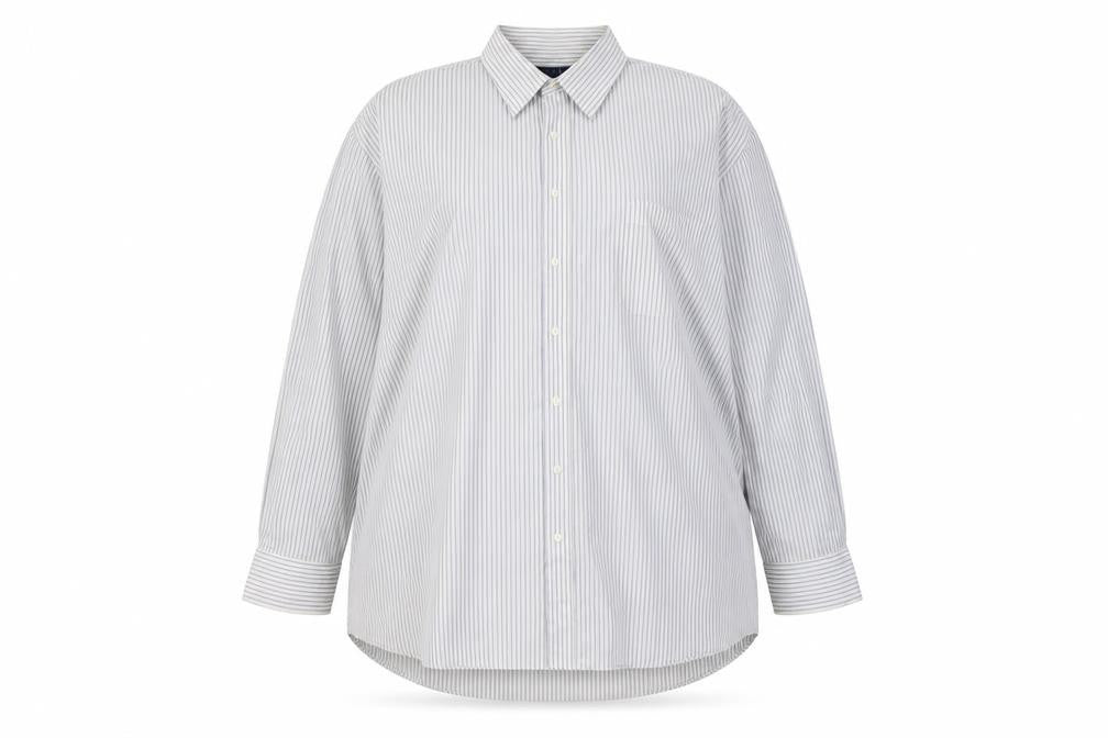 Tommy Hilfiger Women's Multicoloured Striped Long Sleeve Button-Up Shirt Size 20 Tall