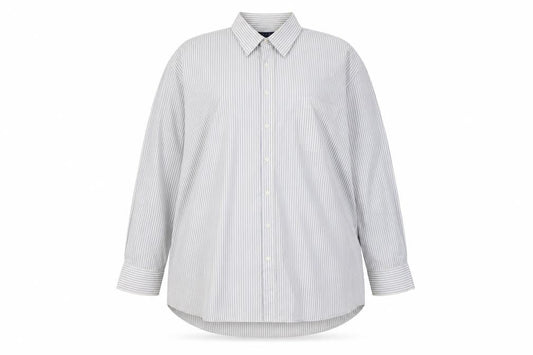 Tommy Hilfiger Women's Multicoloured Striped Long Sleeve Button-Up Shirt Size 20 Tall
