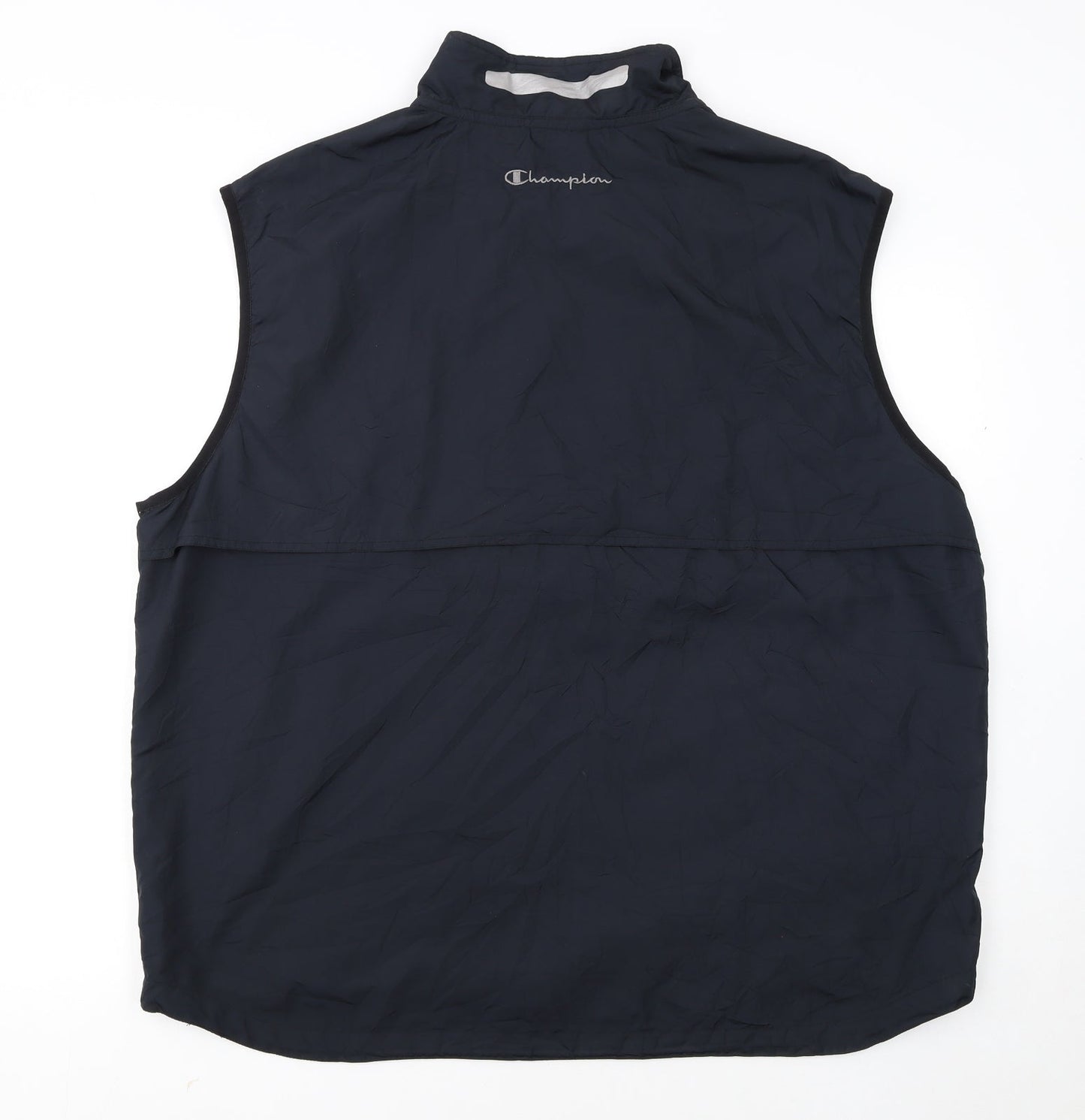 Champion Men's Blue 2XL Reflective Lightweight Bodywarmer Vest