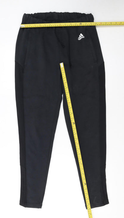 Adidas Womens Black Jogger Trousers Size S Regular Fit