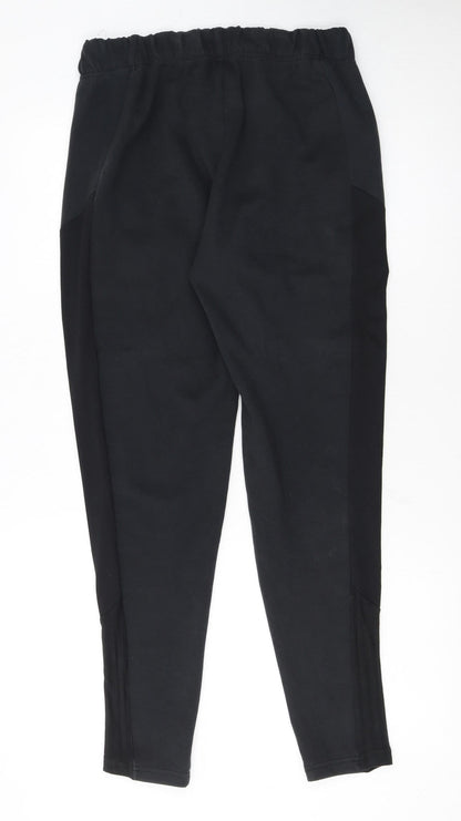 Adidas Womens Black Jogger Trousers Size S Regular Fit