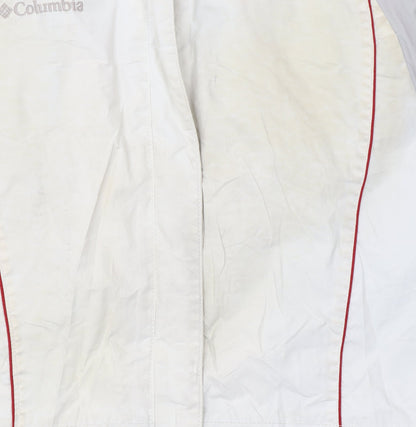 Columbia Women's White Red XL Waterproof Ski Jacket