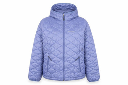 Columbia Womens Blue XL Quilted Hooded Puffer Jacket