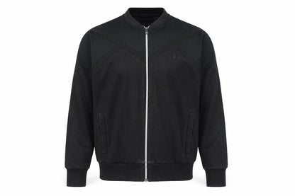 Adidas Men's Black Medium Track Jacket Full Zip Sportswear