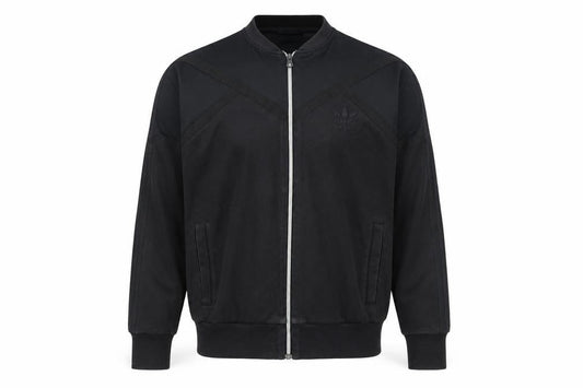 Adidas Men's Black Medium Track Jacket Full Zip Sportswear