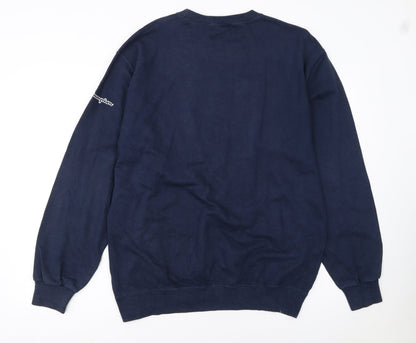 Champion USA Navy Blue Women's Large Pullover Sweatshirt
