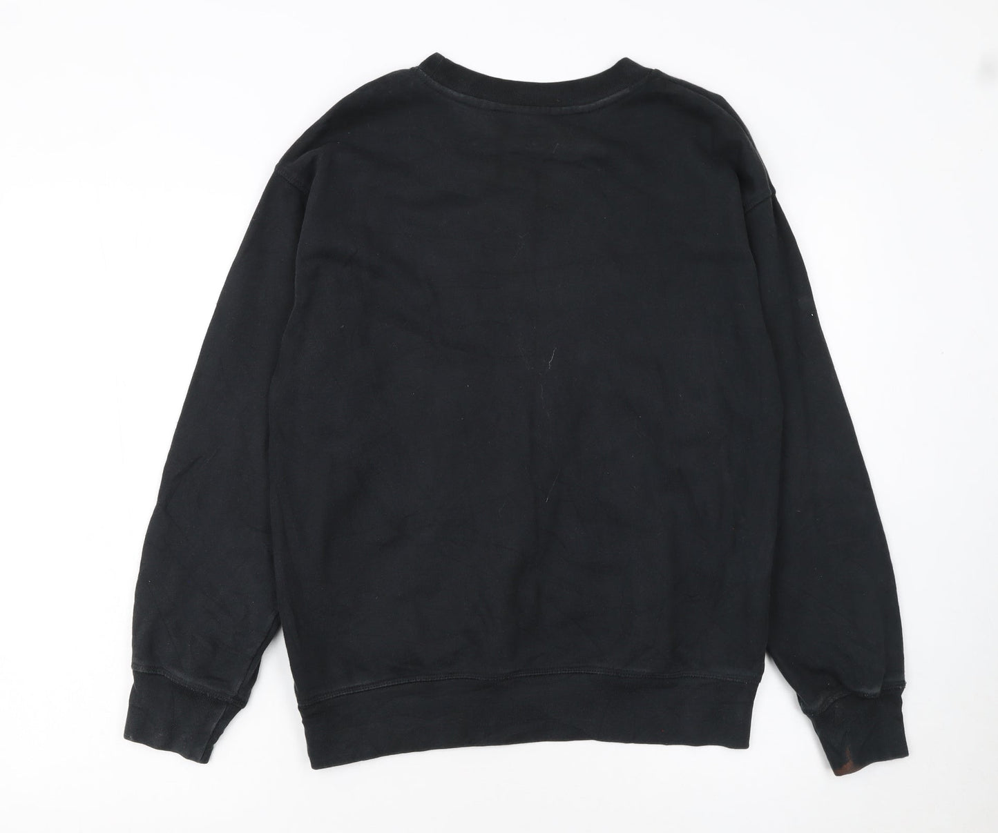 Levi’s Men’s Black Cotton Pullover Sweatshirt S Crew Neck Logo