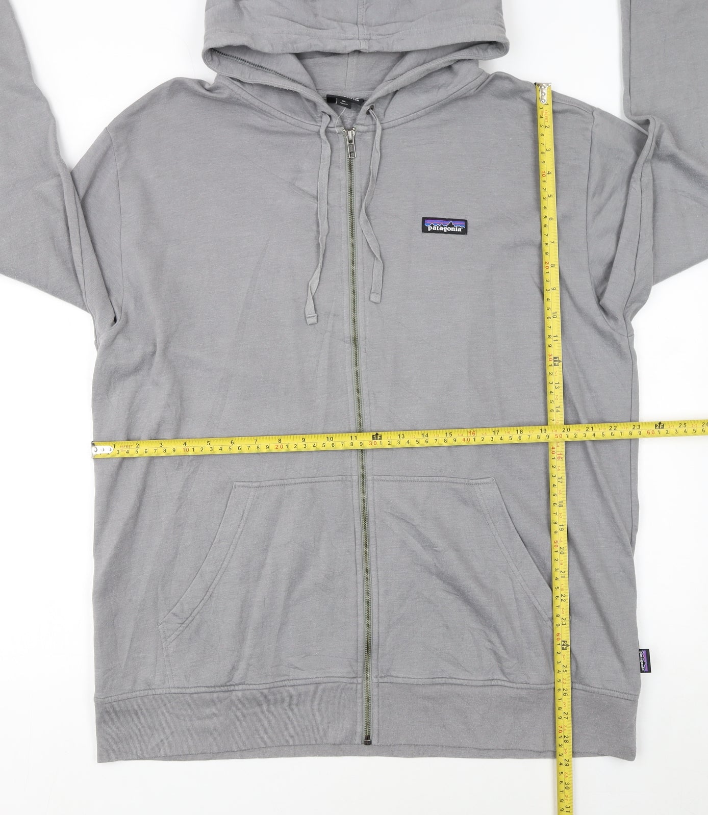 Patagonia Men’s Grey XL Full Zip Organic Cotton Hoodie