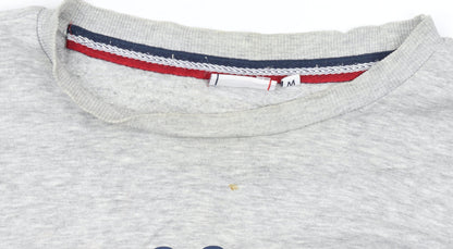 FILA Men's Grey Crew Neck Logo Sweatshirt Size M