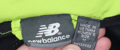 New Balance Women's Green M Windbreaker Running Jacket Reflective
