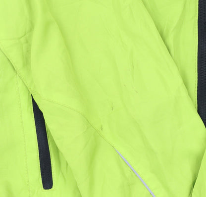 New Balance Women's Green M Windbreaker Running Jacket Reflective