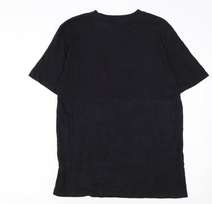 Carhartt Men's Black Cotton Short Sleeve Crew Neck Pocket T-Shirt Size S