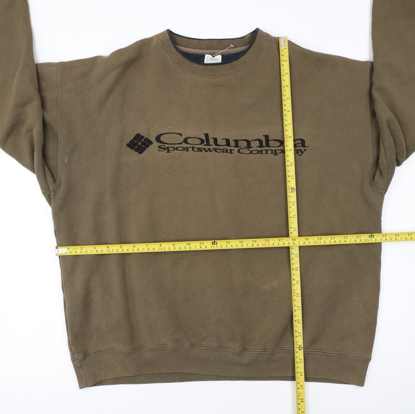 Columbia Mens Brown XL Crew Neck Pullover Sweatshirt