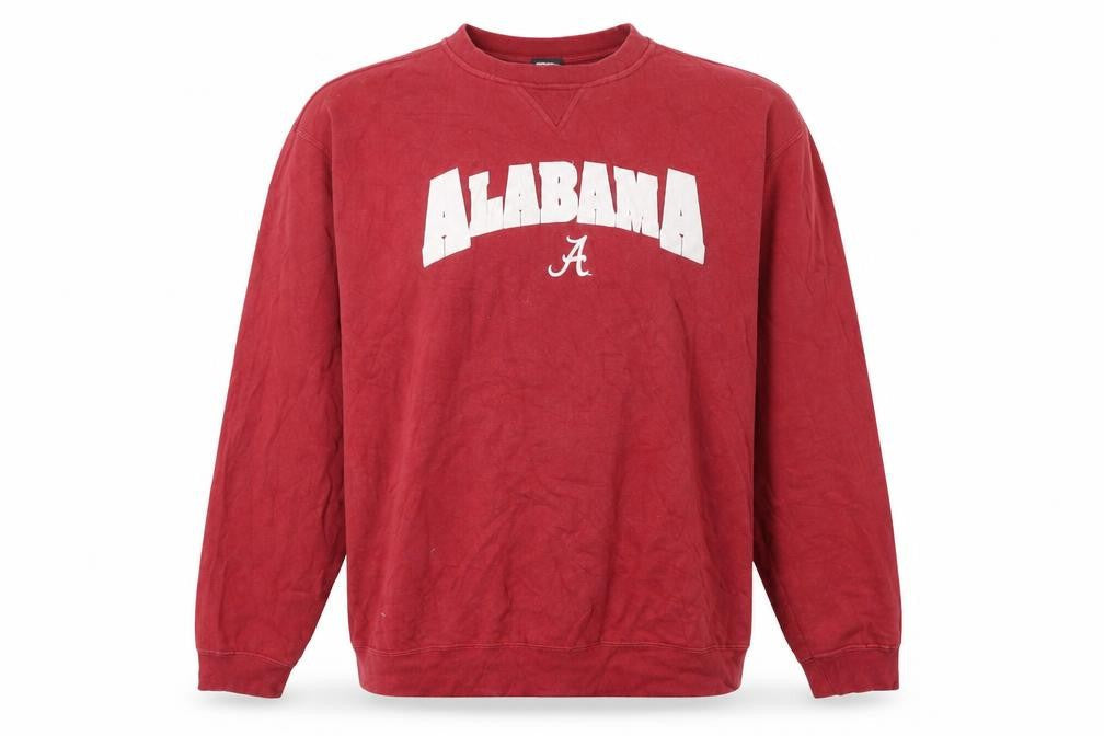 Starter Alabama Red Crew Neck Sweatshirt Men's Large Cotton