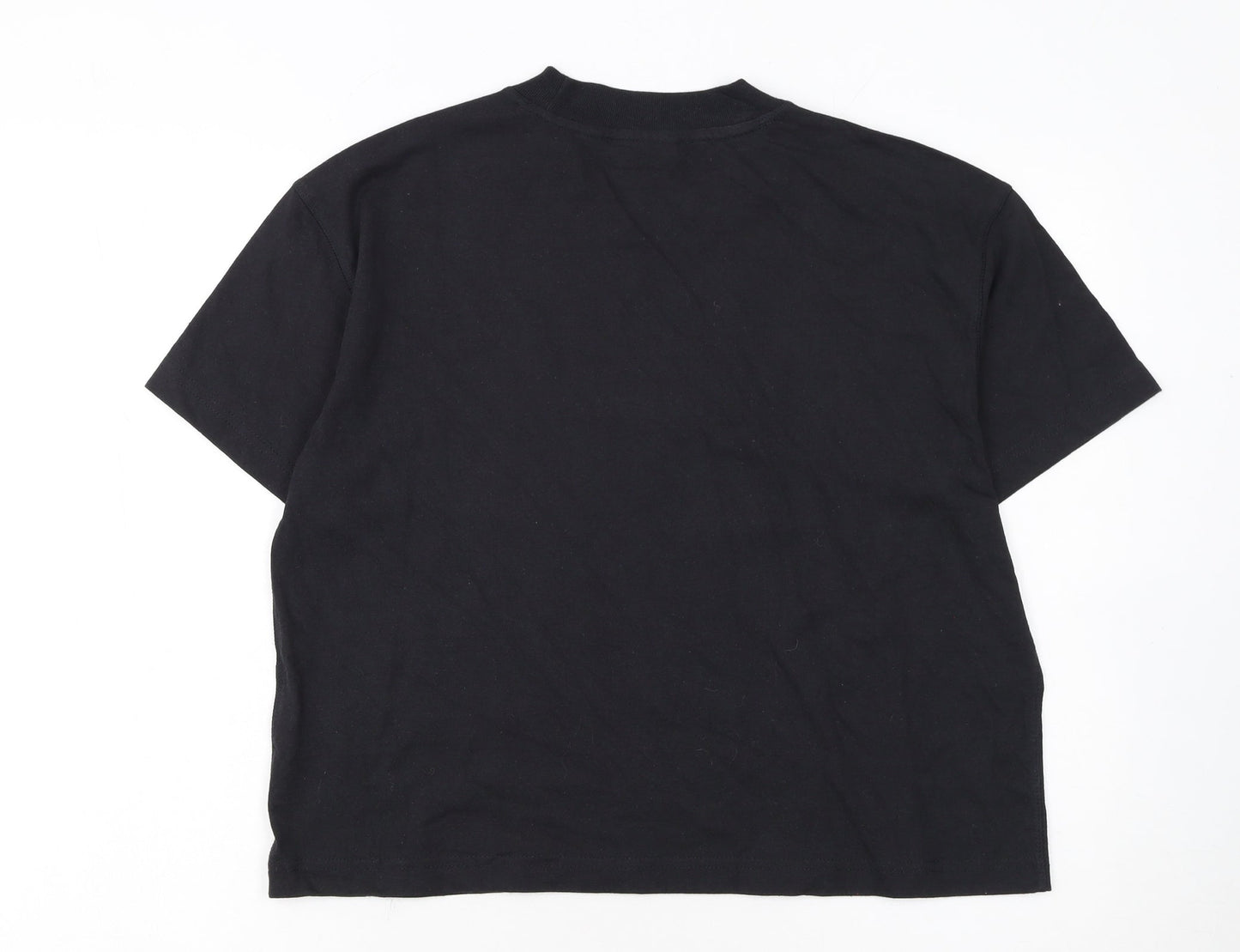 Dickies Women's Black Cotton Crew Neck T-Shirt Size L