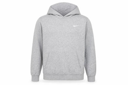 Front view of Nike boys’ grey xl hoodie 13-15 years pullover fleece sweatshirt