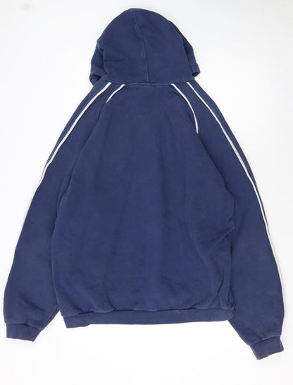Nike Men's Blue Pullover Hoodie L Fleece Vintage Sportswear