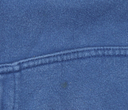 Nike Men's Blue Pullover Hoodie L Fleece Vintage Sportswear