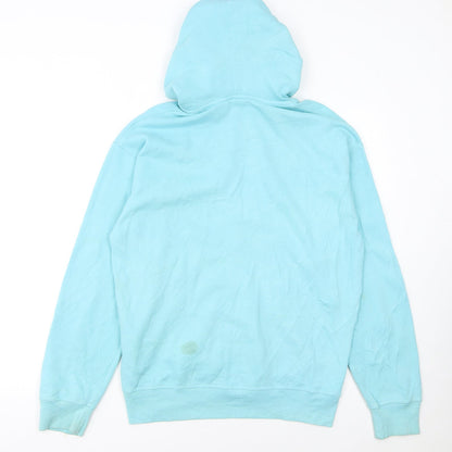 Levi's Women Blue Full Zip Hoodie XS Cotton Casual