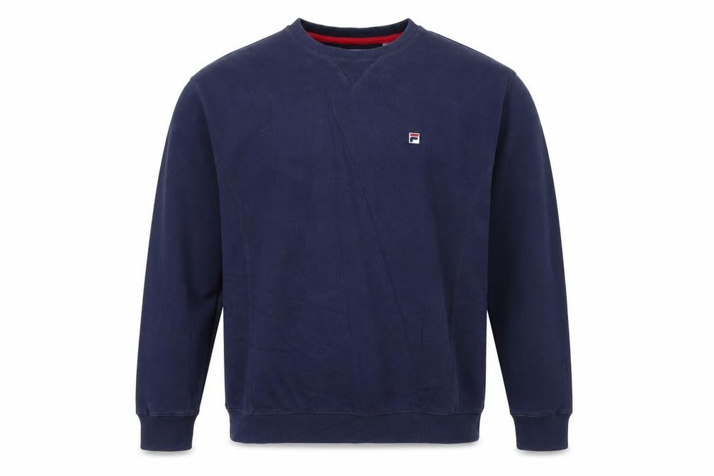 Fila Men's Blue Crew Neck Pullover Sweatshirt Size M