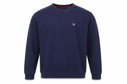 Fila Men's Blue Crew Neck Pullover Sweatshirt Size M
