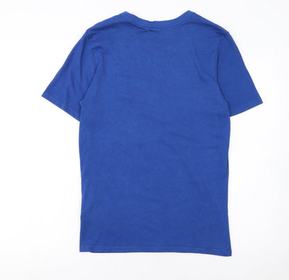 Nike Men's Blue Dri-Fit Athletic Fit Motivational Sports T-Shirt Size S