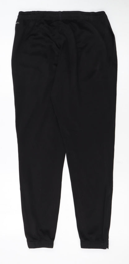 Puma Boys Black Jogger Trousers M Elastic Waist Activewear