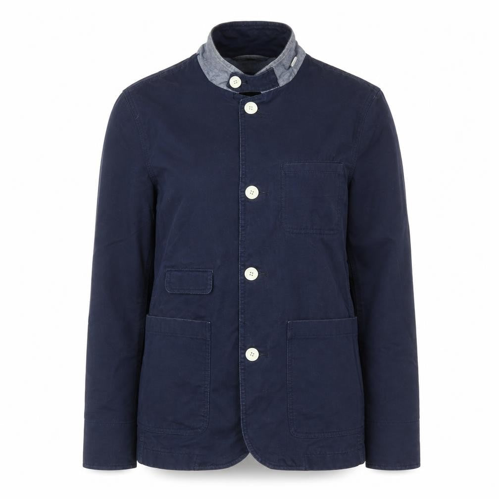Method London Women's Blue Cotton Blazer Jacket Size 12