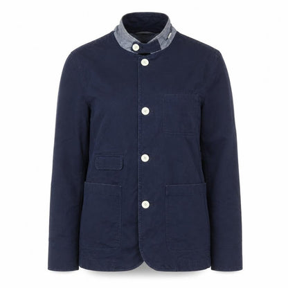 Method London Women's Blue Cotton Blazer Jacket Size 12